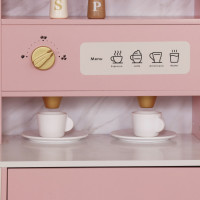 Дитяча кухня дерев'яна AVKО Равенна Pink Вода звукові та світлові ефекти + аксесуари