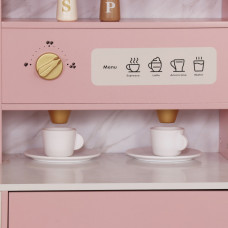 Дитяча кухня дерев'яна AVKО Равенна Pink Вода звукові та світлові ефекти + аксесуари