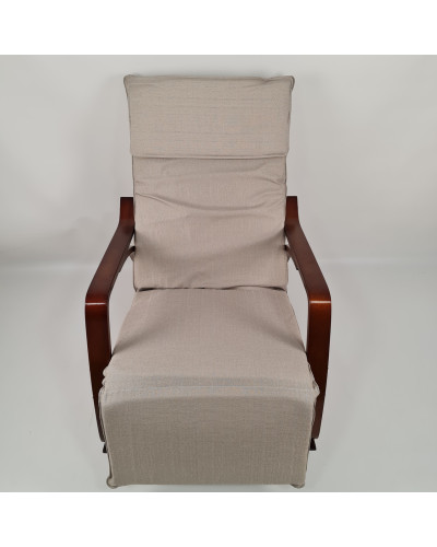 Крісло гойдалка Avko ARC003 Walnut Beige