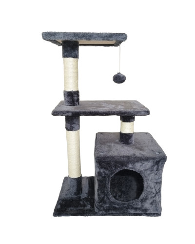 Кігтеточка, будиночок, дряпка для кішок Avko CatTree 1053 Grey