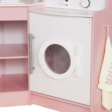Дитяча кутова кухня дерев'яна AVKO Пальма Pink Вода звукові та світлові ефекти