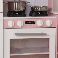 Дитяча кутова кухня дерев'яна AVKO Пальма Pink Вода звукові та світлові ефекти