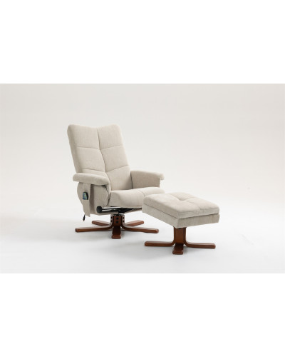 Крісло для відпочинку Avko Style ARMH 010 Beige з масажем, підігрівом