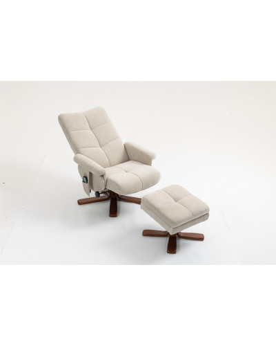 Крісло для відпочинку Avko Style ARMH 010 Beige з масажем, підігрівом