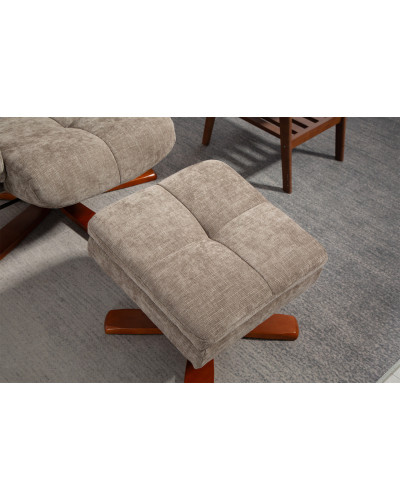 Крісло для відпочинку Avko Style ARMH 020 Cappuccino з масажем та підігрівом
