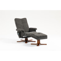 Крісло для відпочинку Avko Style ARMH 030 Dark Grey з масажем та підігрівом