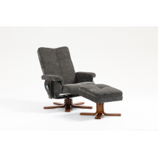 Крісло для відпочинку Avko Style ARMH 030 Dark Grey з масажем та підігрівом