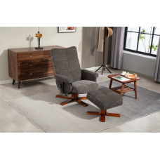 Крісло для відпочинку Avko Style ARMH 030 Dark Grey з масажем та підігрівом