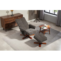 Крісло для відпочинку Avko Style ARMH 030 Dark Grey з масажем та підігрівом