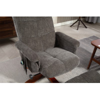 Крісло для відпочинку Avko Style ARMH 030 Dark Grey з масажем та підігрівом