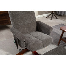 Крісло для відпочинку Avko Style ARMH 030 Dark Grey з масажем та підігрівом