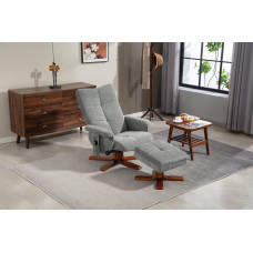 Крісло для відпочинку Avko Style ARMH 040 Grey з масажем та підігрівом
