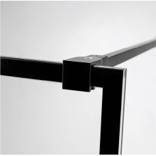 Кріплення для скла 6 мм, black 70-120см