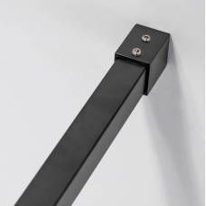 Кріплення для скла 6 мм, black 70-120см