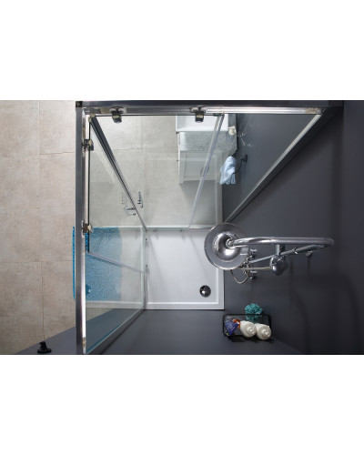 Скляна душова кабіна AVKO Glass  RDR06 190х90х90 Chrome