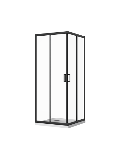 Скляна душова кабіна AVKO Glass RDR06 190х90х90 Black