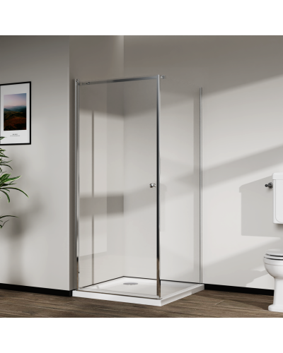 Скляна душова кабіна AVKO Glass RDR11 90x90x190 Clear