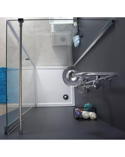 Скляна душова кабіна AVKO Glass RDR11 90x90x190 Clear