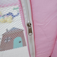 Дитячий розкладний манеж Avko 120х120см Pink + кульки та килимок