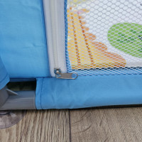 Дитячий розкладний манеж Avko 120х120см Blue + кульки та килимок