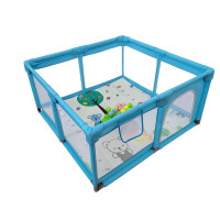 Дитячий розкладний манеж Avko 120х180см Blue + кульки та килимок