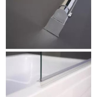 Скляна шторка для ванни AVKO Glass RDY21 60х140см Chrome