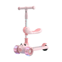 Самокат дитячий балансир 2в1 Avko 015 Pink