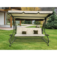 Садова розкладна 4 містна гойдалка Avko Relax Plus Beige ARSC18733