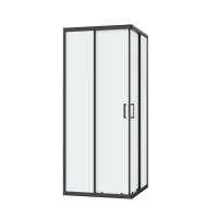 Скляна душова кабіна AVKO Glass RDR06 190х90х90 Black матова