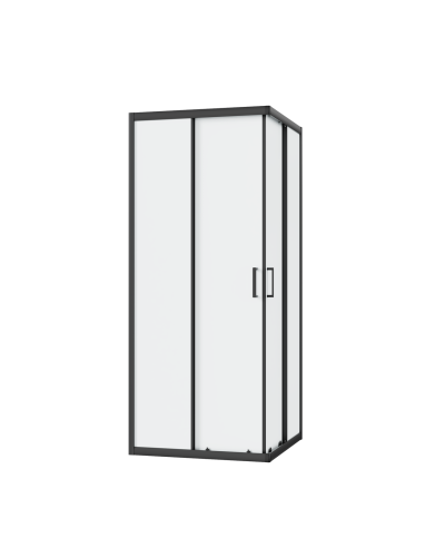 Скляна душова кабіна AVKO Glass RDR06 190х90х90 Black матова