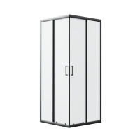 Скляна душова кабіна AVKO Glass RDR06 190х90х90 Black матова