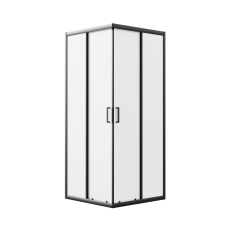 Скляна душова кабіна AVKO Glass RDR06 190х90х90 Black матова