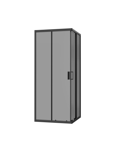 Скляна душова кабіна AVKO Glass RDR06 190х90х90 Black тонована