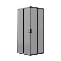 Скляна душова кабіна AVKO Glass RDR06 190х90х90 Black тонована