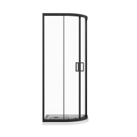 Скляна душова кабіна AVKO Glass RDS06, 90х90х190 Black