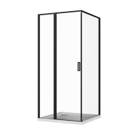 Скляна душова кабіна AVKO Glass  RDR13B, 90х90х190 Black