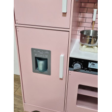 Дитяча дерев'яна кухня AVKO Модена Pink Вода звукові та світлові ефекти + аксесуари