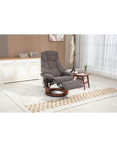 Крісло для відпочинку Avko Style ARMH 003 Dark Grey з масажем та підігрівом