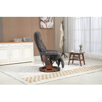 Крісло для відпочинку Avko Style ARMH 003 Dark Grey з масажем та підігрівом