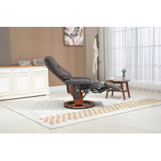 Крісло для відпочинку Avko Style ARMH 003 Dark Grey з масажем та підігрівом