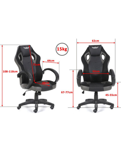 Комп'ютерне крісло Nordhold Ullr RED