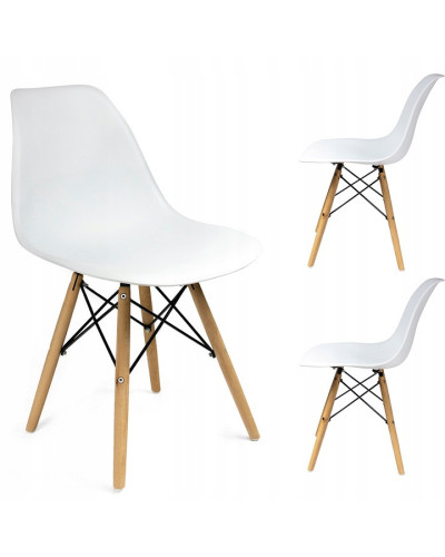 Крісло JUMI Plastic Chair White
