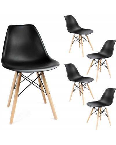 Крісло JUMI Plastic Chair Black