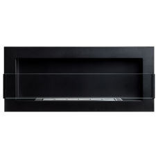 Біокамін GMT 900х400х120 BLACK MAT + СКЛО
