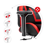 Комп'ютерне крісло ZANO FALCOR RED + оригінальний килимок для миші!
