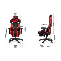 Комп'ютерне крісло ZANO FALCOR RED + оригінальний килимок для миші!