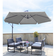Садова парасоля GardenLine Grey 3,5 м