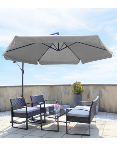 Садова парасоля GardenLine Grey 3,5 м