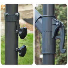 Садова парасоля GardenLine Grey 3,5 м
