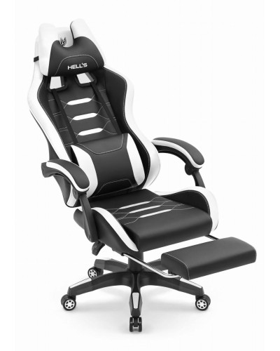 Комп'ютерне крісло Hell's HC-1039 White